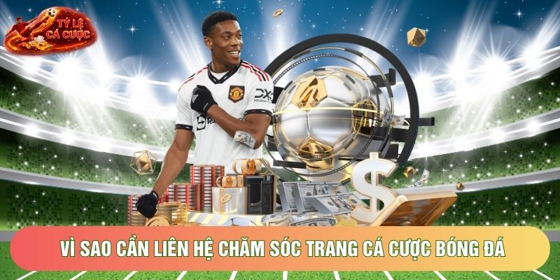 Vì sao cần liên hệ chăm sóc trang cá cược bóng đá